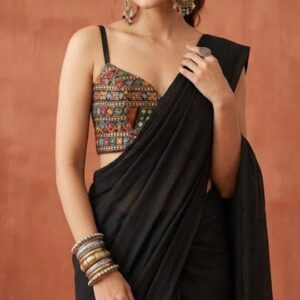Saree & Brocade Jacket 