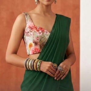 new Saree & Floral Jacket
