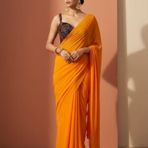 Saree & Brocade Jacket