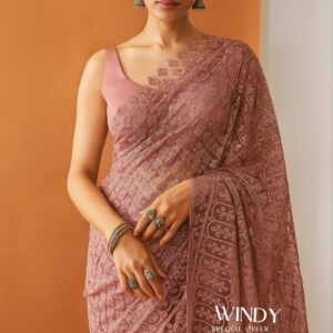 🔥 The Windy Brocade Saree Full Kit everyone is obsessed with right now! 😍