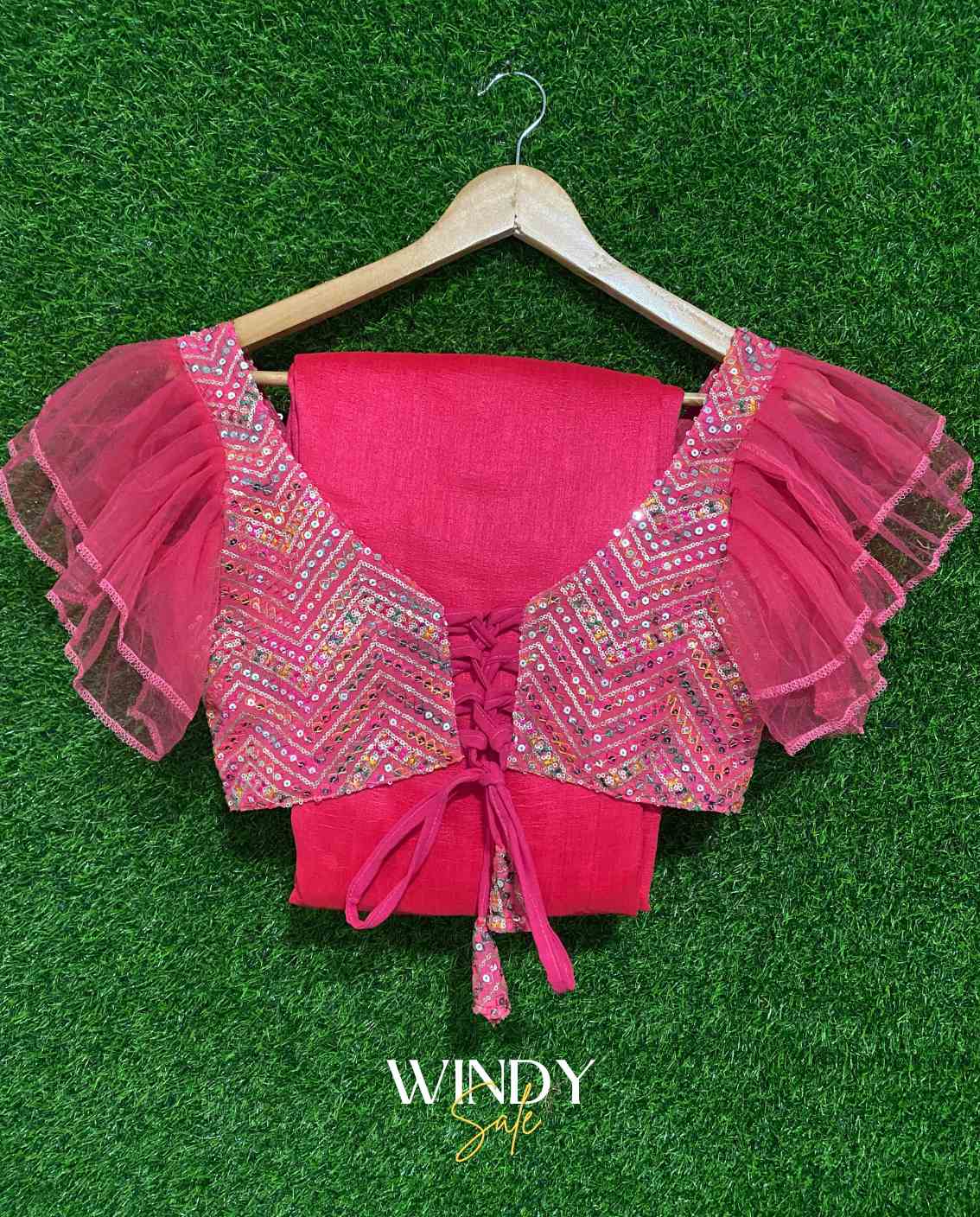 perfectly paired with a stunning Butterfly Sleeve Jacket. - Image 3